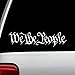 (2X) We The People Sticker Decal Sticker