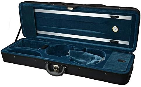 Joyfeeling Professional Fashion Square Voilin Bag, Nylon Violin Shaped Case,Violin Shoulder Rest Pouch, Black