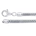 Women 1.5 MM Snake Chain Necklace - Stainless Steel (24 Inches)