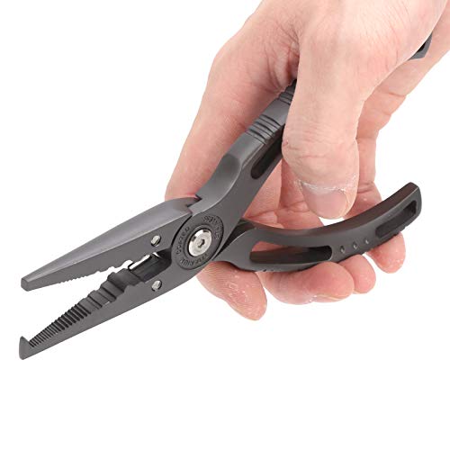 Vbestlife Angelzange aus Titanlegierung, Angelschneider und Spalthaken-Entfernungsschere Angelzange mit… – Bild 5