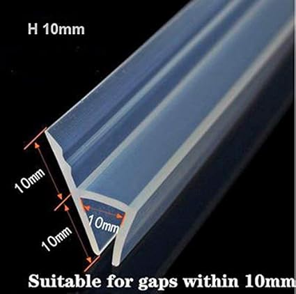 Flexible Silicone Seal Fit For 3 8 Glass Need Adhesive