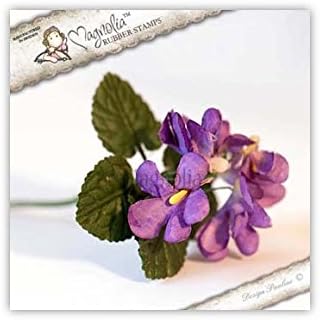 Magnolia Stamp Flowers - Wild Purple Pansy