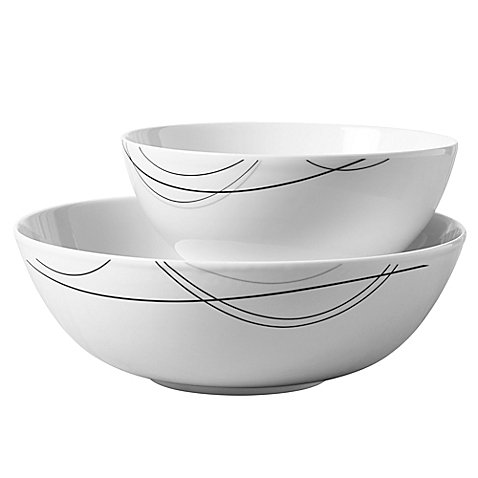 Tabletops Gallery Alec 2-Piece Serving Bowl Set