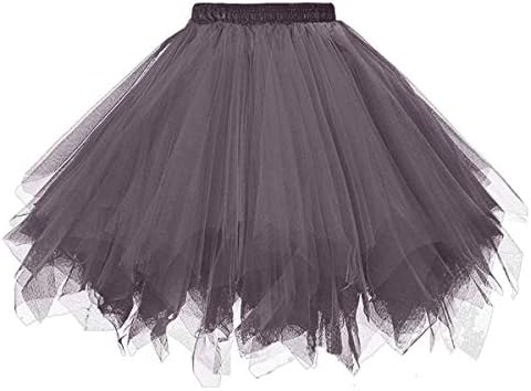 Dressever Vintage 1950s Short Tulle Petticoat Ballet Bubble Tutu
