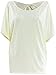 PINUPART Women's Casual Summer Loose Shirt Cold Shoulder Top M Royal Blue