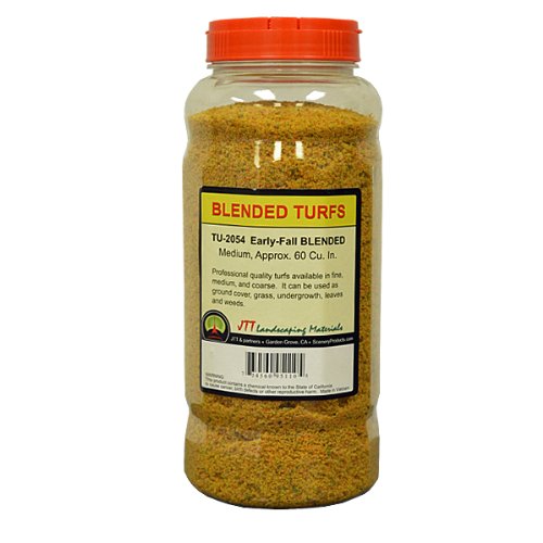 JTT Scenery Products Blended Turf, Early-Fall Blended, Medium