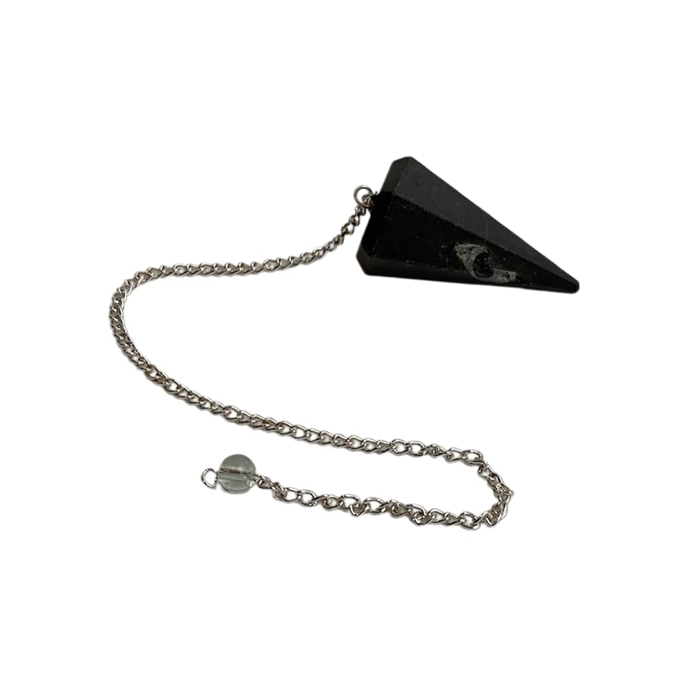 VIE Pendulum with Chain (Black Agate) — image 1