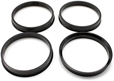 DOTI CAMP 73.1mmOD-67.1mmID Wheel Hub Centric Rings Plastic(Black, set of 4) For Chevrolet Buick Camaro Cadillac