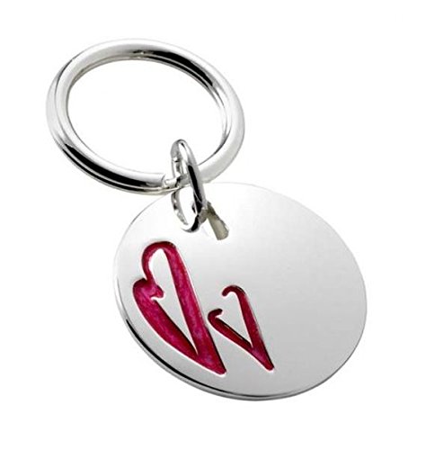 TEN Keychain with red hearts cod.EL211 cm 8x4,2x1h by Varotto & Co.