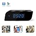 MEAUOTOU Hidden WiFi Camera Wireless IP Security Camera Alarm Clock 1080P HD Live Stream Video with Motion Detection Alarm, Spy Camera, Black