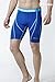 TSLA Men's Athletic Compression Shorts, Sports Performance Active Cool Dry Running Tights, Zero Shorts Blue, Medium