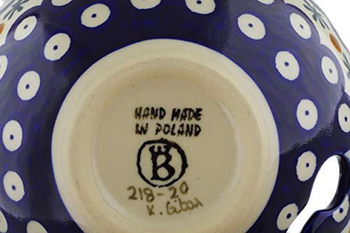 Polish Pottery Yarn Bowl 6-inch (Mosquito) - Thumbnail 4