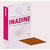 Inadine PVP-I Non Adherent Dressing - 9.5cm x 9.5cm - Pack of 25 by Systagenix