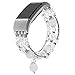 IMYMAX For Fitbit Charge 2 Bands Bracelets for women sport Handmade Bracelet wristband for Fitbit Charge 2 Smart Watch(White)