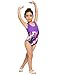 Arshiner Girl's Camisole Gymnastics Leotard Tank with Keyhole, Style 3, 7
