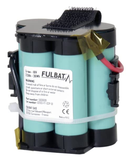 Batterie lithium-ion 18,0 V 5,2 Ah compatible avec FYMO, GARDENA, HUSQUARNA, MC CULLOCH