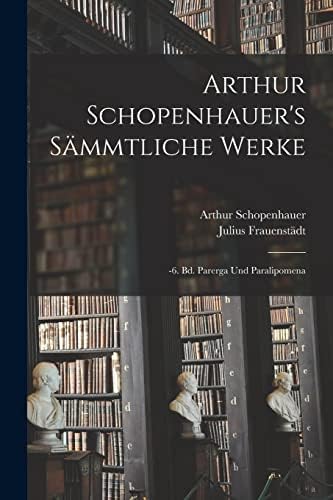 Amazon.com: Arthur Schopenhauers Sämtliche Werke, Vol. 2 of 12