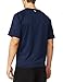 BALEAF Men's Rash Guard Short Sleeve Solid Swim Shirt Sun Protection Quick-Dry Compression Shirt Rashguard UPF 50+ Navy M