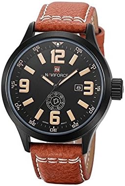 Shangdongpu Men's Wooden Watch,Dark Sandalwood Watch with Wooden Band and Japan Quartz Movement for Men Luxury Design
