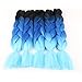 VCKOVCKO Ombre Jumbo Braid Hair 3 Tone Jumbo Braiding Hair Extensions For Twist Braiding,Jumbo Box Braiding Hair 24