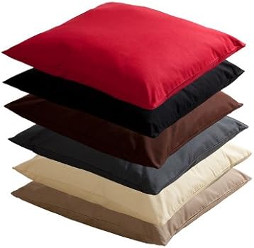 dolgulu yastik yastik kilifi koltuk yastigi yer minderleri 60 x 60 cm kapstadt kahverengi 60 x 60 cm amazon com tr