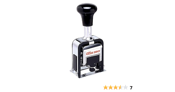 Amazon.com: Office Depot sello numerador, 034202 : Productos de Oficina