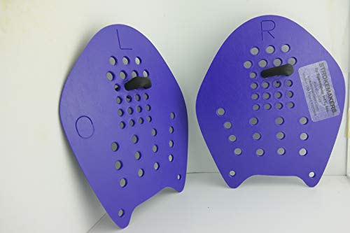 Strokemakers Swimming Hand Paddles (Purple, Extra Large 4) - Thumbnail 2