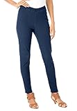 Roamans Women's Plus Size Tall Stretch Straight Leg Jeggings