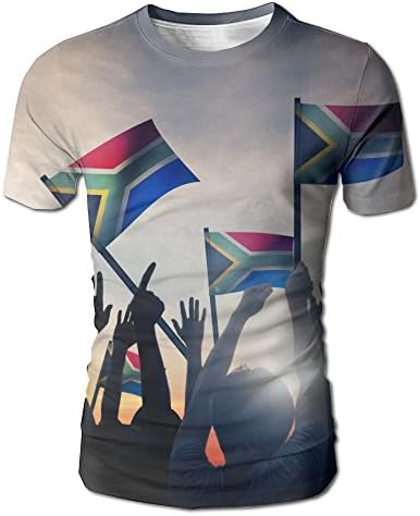 South-African Men's 3D Short Sleeve T-Shirt