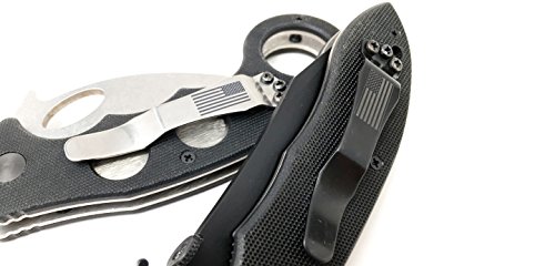 Emerson Knives - American Flag Pocket Clips - Satin or Black
