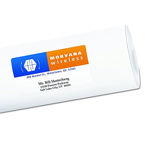 Avery Print-To-The-Edge Labels for Laser Printers, 2 x 3.75 Inches, 600 Labels (6873)