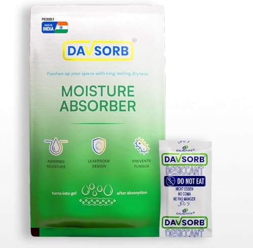 DAVSORB Dehumidifier Room Moisture Absorber Sachet for Home, Cars ...