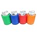 Foam for Beer or Soda Can Mulitpack Set of 4 Bright Color Pack