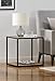 Altra Furniture End Table with Metal Frame, Beautiful Sonoma Oak Finish