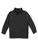 French Toast Little Boys' Turtleneck Shirt, Charcoal Heather Grey, 6