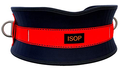 ISOP Safety Belt With Hip Pad, Safety Harness And 2 D-Rings Stranded Size - Climbing Protection Belt For Body Positioning - Portable Personal Protective Equipment (Back Support Belt) - Thumbnail 2