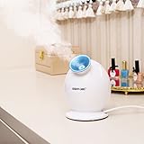 KINGDOMCARES Nano Ionic Hot Mist Moisturizing Facial Steamer Personal Sauna SPA Quality Salon Skin Care Cleansing Pores Ionic Water Particles Sprayer Face Hydration System Atomizer Humidifier