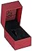 Burgi Diamond Accented Flower Dial Watch - 4 Diamond Hour Markers On Genuine Leather Strap - BUR128