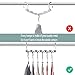 Meetu Space Saving Metal Clothes Hangers 6X2 Slots Magic Cascading Hanger Updated Hook Design Closet Organizer (Pack of 4)
