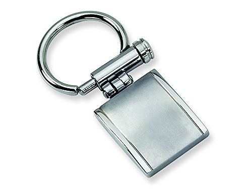 Chisel Stainless Steel Brushed and Polished Key Chain
