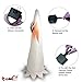 GOOSH 8 Foot Tall Halloween Inflatable Blow Up White Ghost with Hand-held Light for Inflatables Halloween Outdoor Yard Decoration (8 Foot Inflatable White, 8)