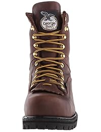 Georgia arranque de los hombres Georgia 8" lace-to-toe de acero para trabajo arranque trabajo zapato