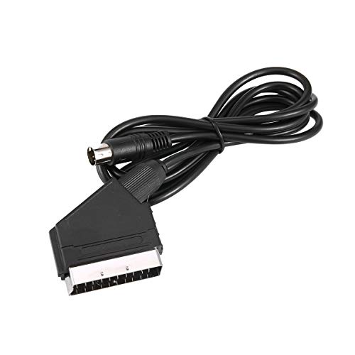 1.8M/6FT EU version V-pin Scart cable RGB AV Cables PAL For Sega Genesis 2 Mega Drive MD 2