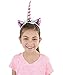 Novelty Toys Metallic Unicorn Headbands - 12 ct