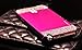 Galaxy Note 3 Case ,LA GO GO(TM) Beauty Luxury Diamond Hybrid Glitter Bling Hard Shiny Sparkling with Crystal Rhinestone Metal Aluminum Back Cover Case for Samsung Galaxy Note 3 N9000 (Hot Pink, Galaxy Note 3)