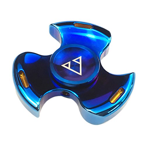 Xinyuanweiye Hand Spinner Fidget Toy Ceramic Bearing EDC Focus Toy Relieve Stress and Anxiety (Blue)