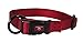 Hamilton Adjustable Nylon Dog Collar for Small Medium Large Dogs, Red, 5/8