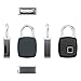 Win-digital Fingerprint Padlock,Waterproof Keyless Padlock, Suitable for Gym,House Door, Suitcase, Backpack,Office, Support USB Charging