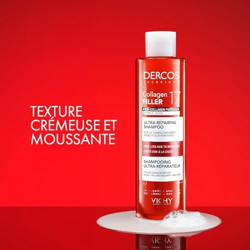 Dercos Shampooing Ultra-Réparateur Collagen 17 Anti-Casse 200ml
