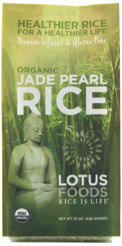 Lotus Foods Organic Jade Pearl Rice, 15-Ounce (Pack of 6)